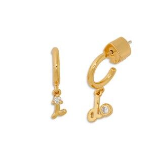 kate spade new york I Do Huggie Hoop Earrings